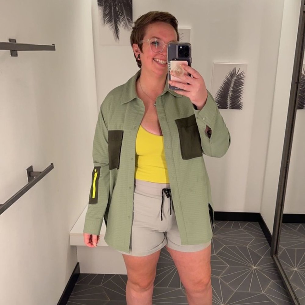 Lululemon Grid Fleece Hiking Overshirt